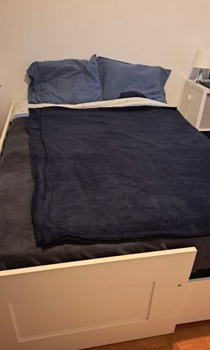 Cama individual/dupla BRIMNES