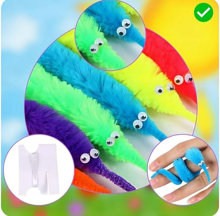 Zabawka antystresowa sensoryczna robaczek