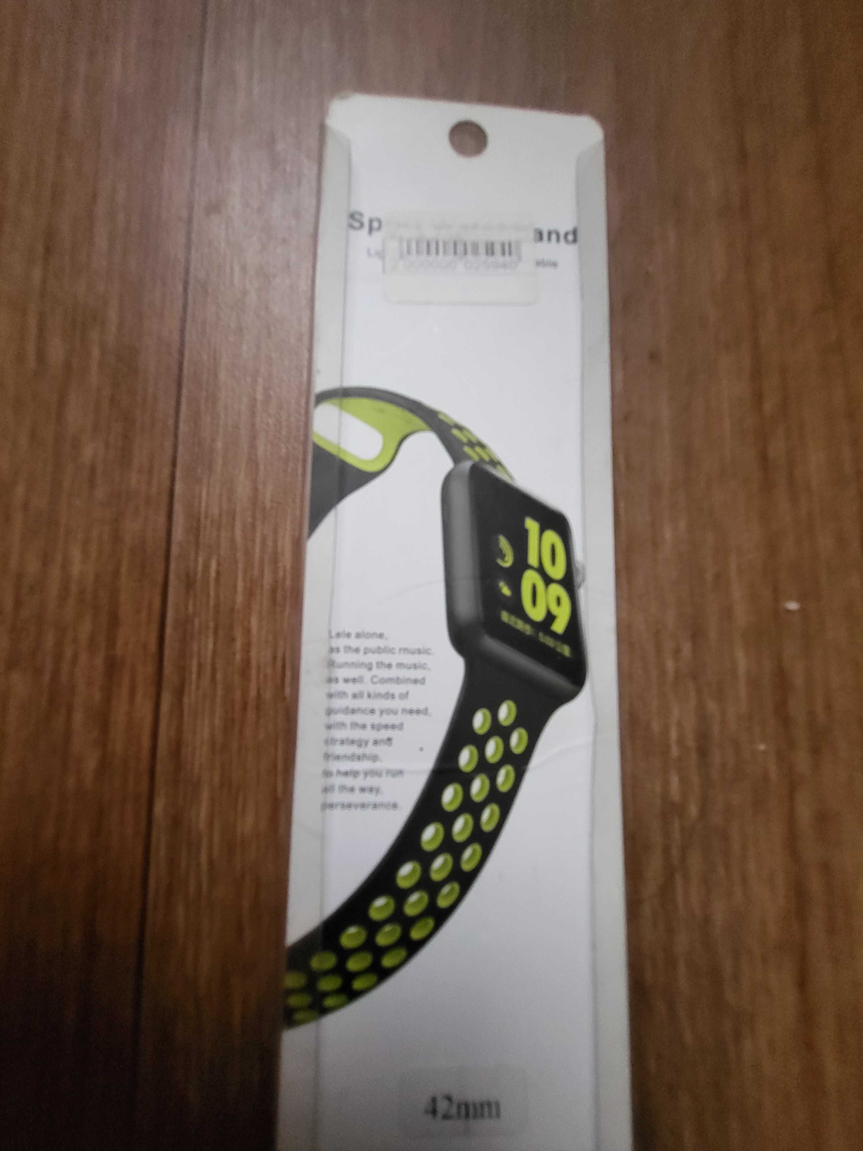 Ремінець браслет для Apple Watch 44mm Series в стилі Nike Sport Band