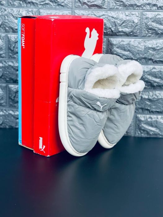 Тапочки зимние Пума мембрана Gore-Tex водонипроницаемые дутики Пума