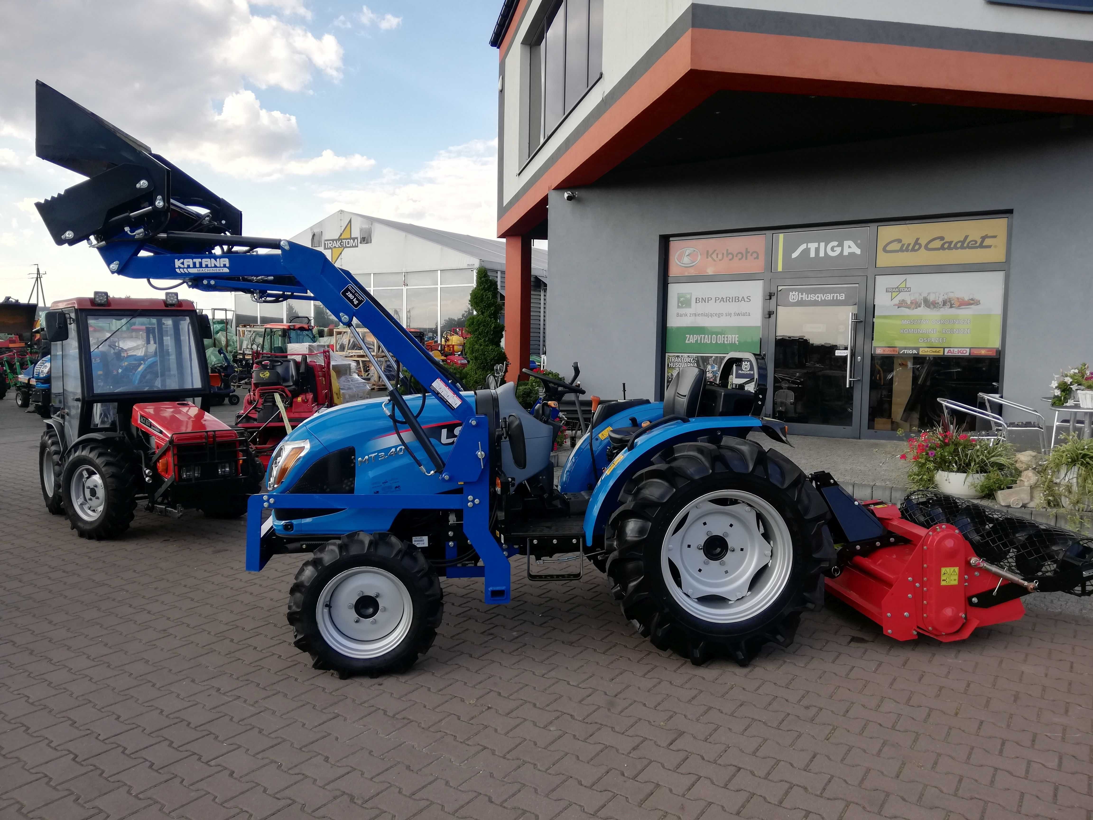 Nowy traktor ciągnik LS MT3.40 4x4 moc 40KM+ładowacz+separacyjna 145cm