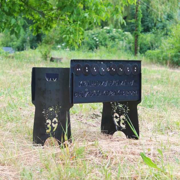 Мангал разборный автоматический на 12 шампуров с шашлычницей и мотором