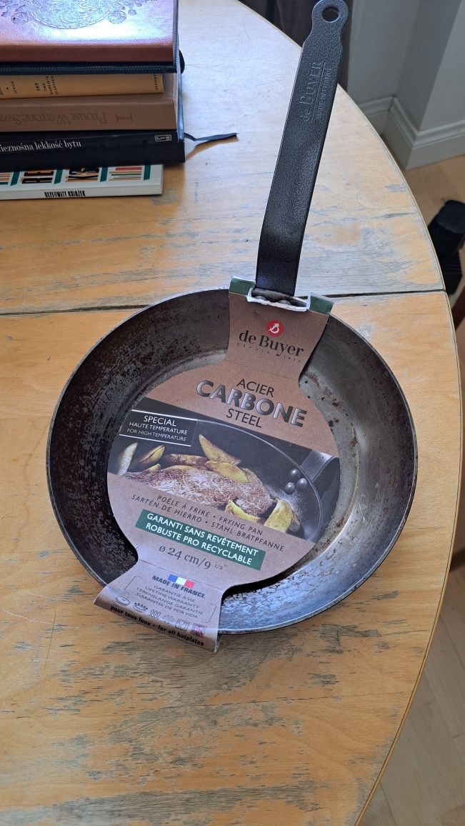 Patelnia De Buyer Acier Carbone Steel 24cm