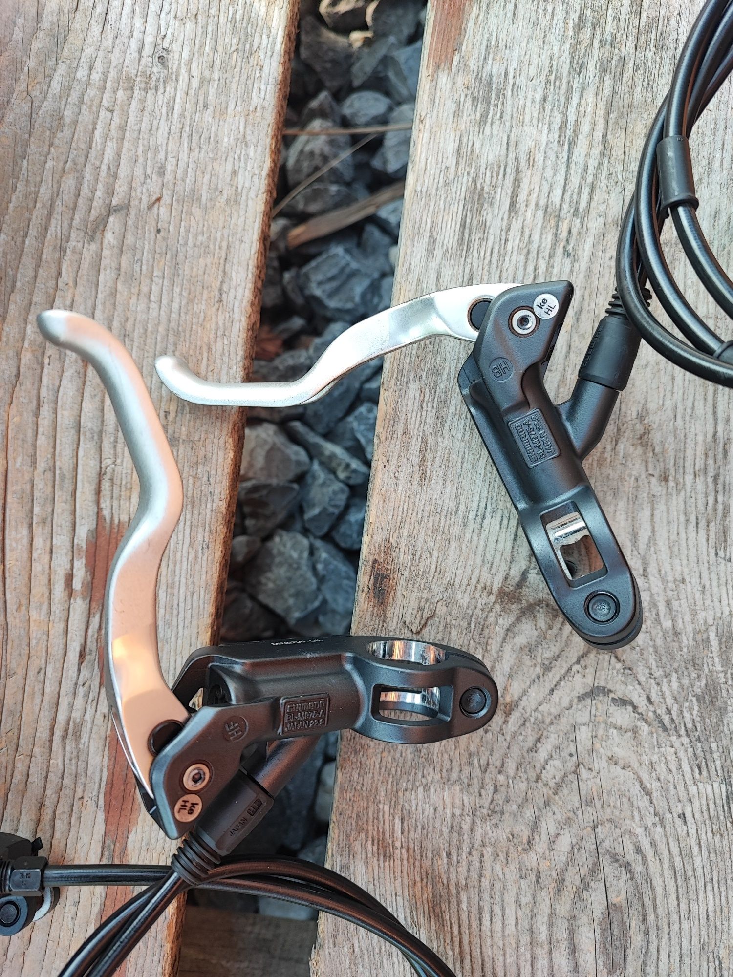 Hamulce tarczowe hydrauliczne Shimano XTR M975 retro mtb super stan