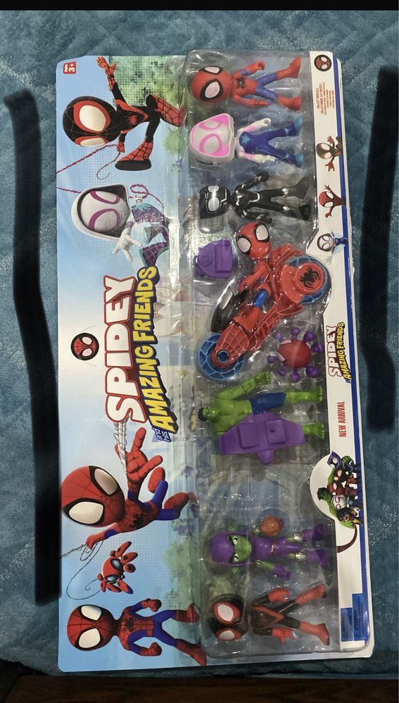 Comjunto spidey mota vermelha