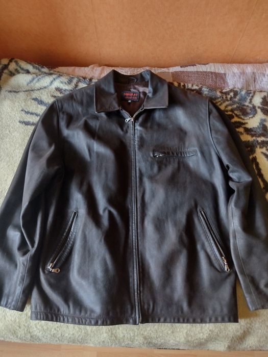 Kurtka skórzana męska