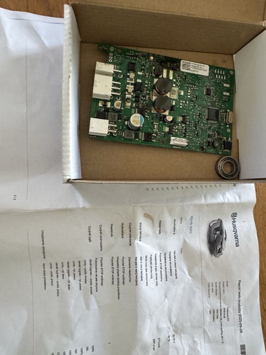 Husqvarna 310 z domkiem robot koszący. Prywanie po serwisie,