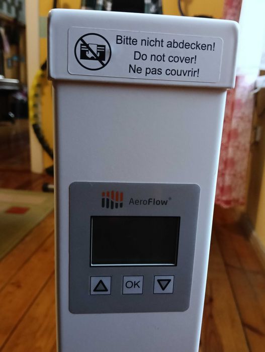 GRZEJNIK ELEKTRYCZNY POKOJOWY AeroFlow wysokiej klasy i sprawności