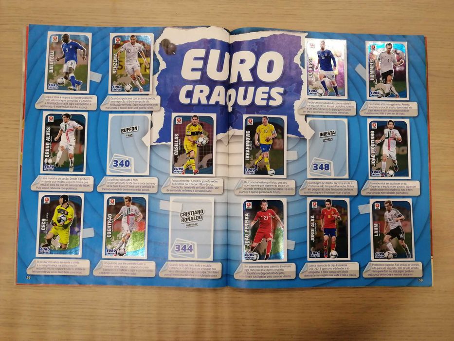 Caderneta Futebol 2012-13 - Panini [Incompleta]