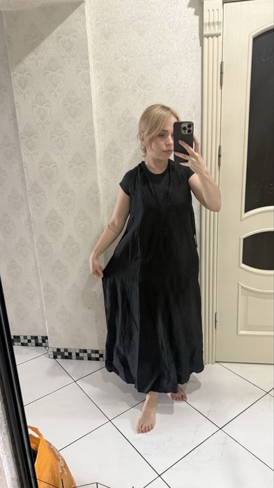 Лляне плаття Massimo dutti