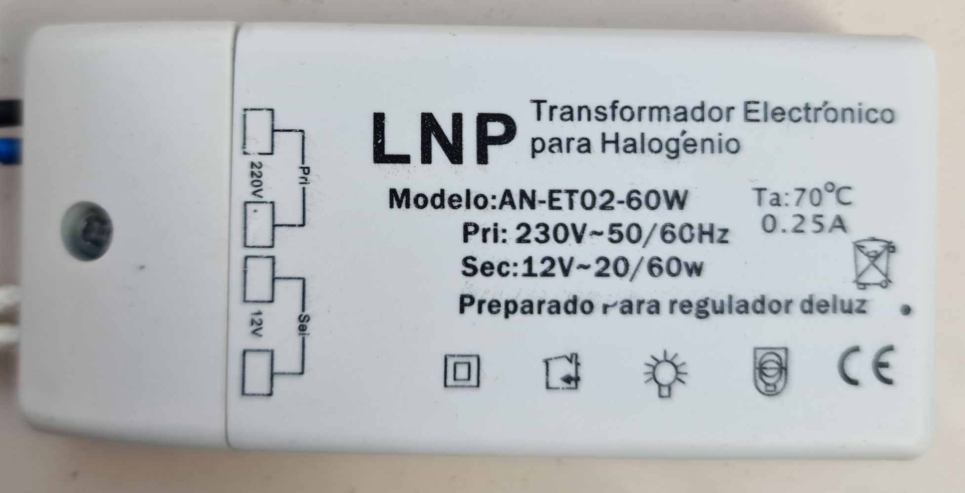 Transformador 220v para 12v