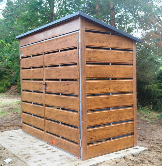 Wiata śmietnikowa panelowa  2,5m x 2,5m