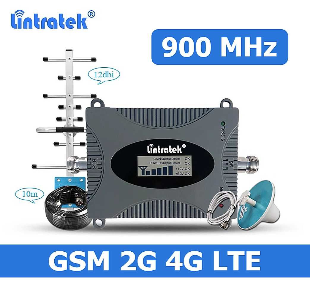 Lintratek KW16L-GSM Усилитель мобильной связи репитер 900MHz 2G 4G LTE