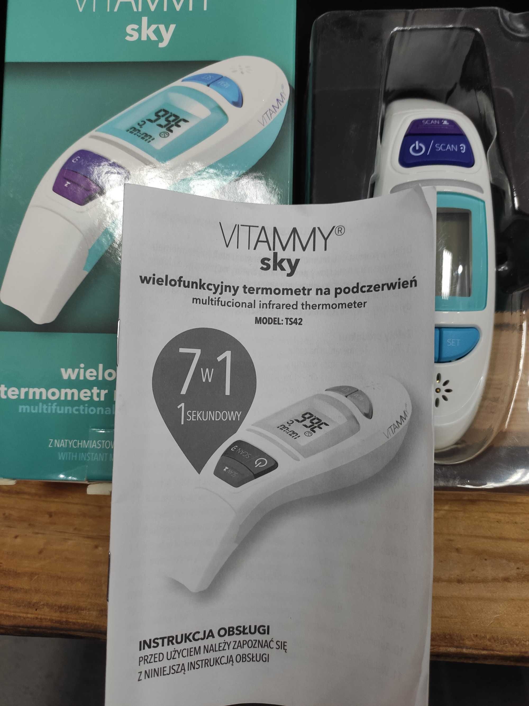 Vitammy Sky Wielofuncyjny termometr na podczerwień 7 w 1