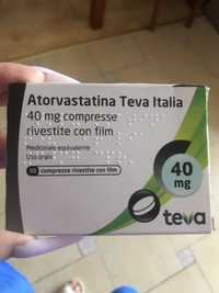 Аторвастатин-тева по 40 мг # 30