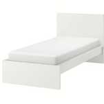 Rama łóżka MALM IKEA 90x200 białe łóżko 90/200 razem z dnem bez matera