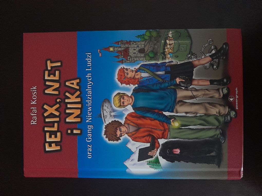 Książka z serii ,,Felix Net i Nika oraz Gang niewidzialnych ludzi"