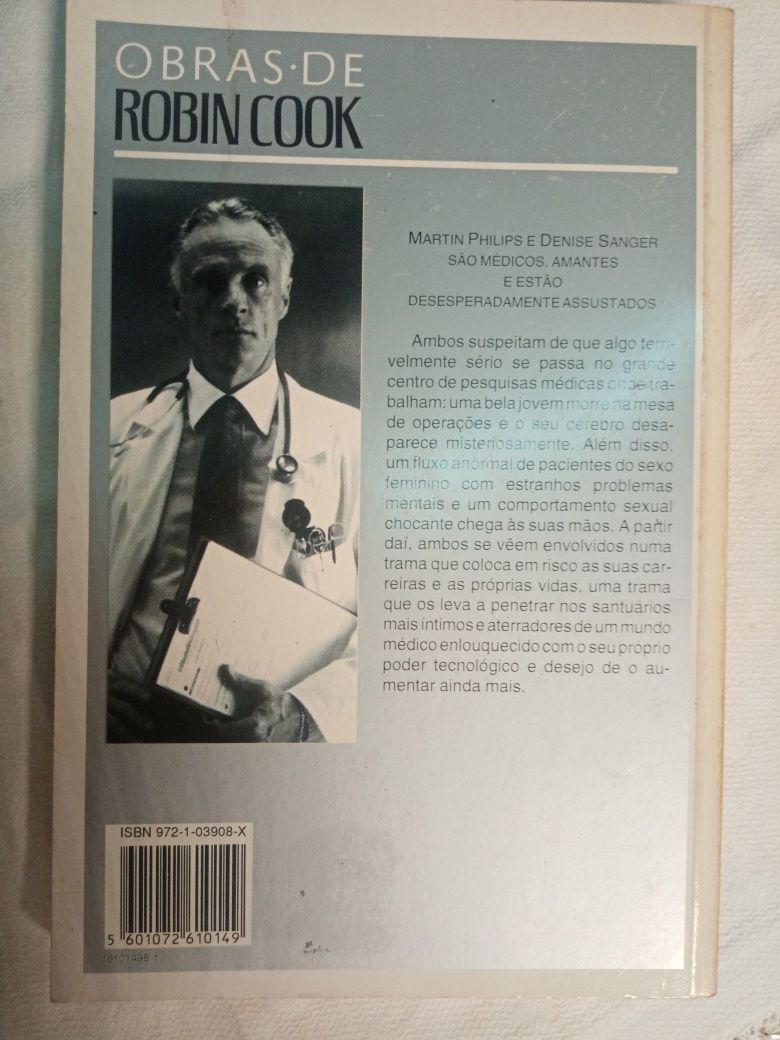 Robin cook, livros de suspense