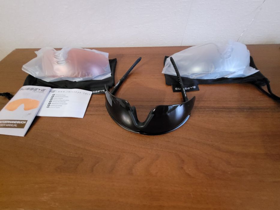 Окуляри тактичні (балістичні) Swiss Eye Raptor Black 10161