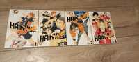 Książki manga komiks Haikyu 1-4