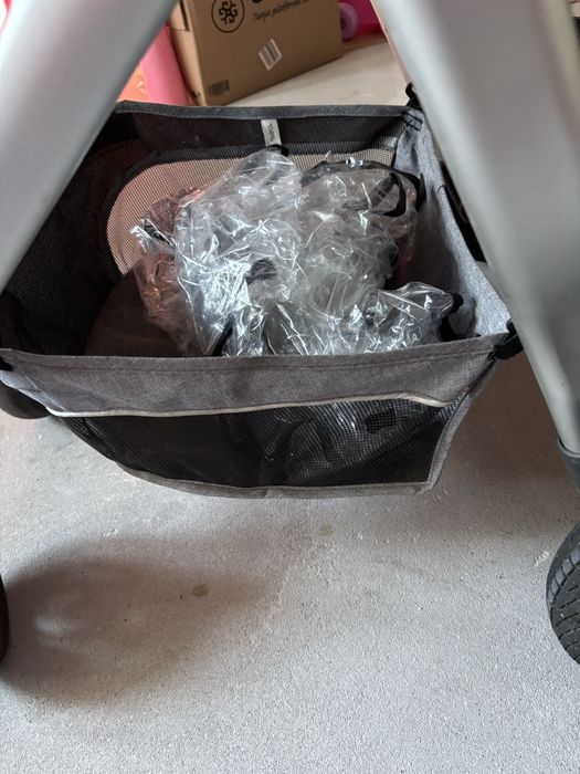 Wózek niemowlęcy kinderkraft veo 2w1 spacerówka gondola adaptery