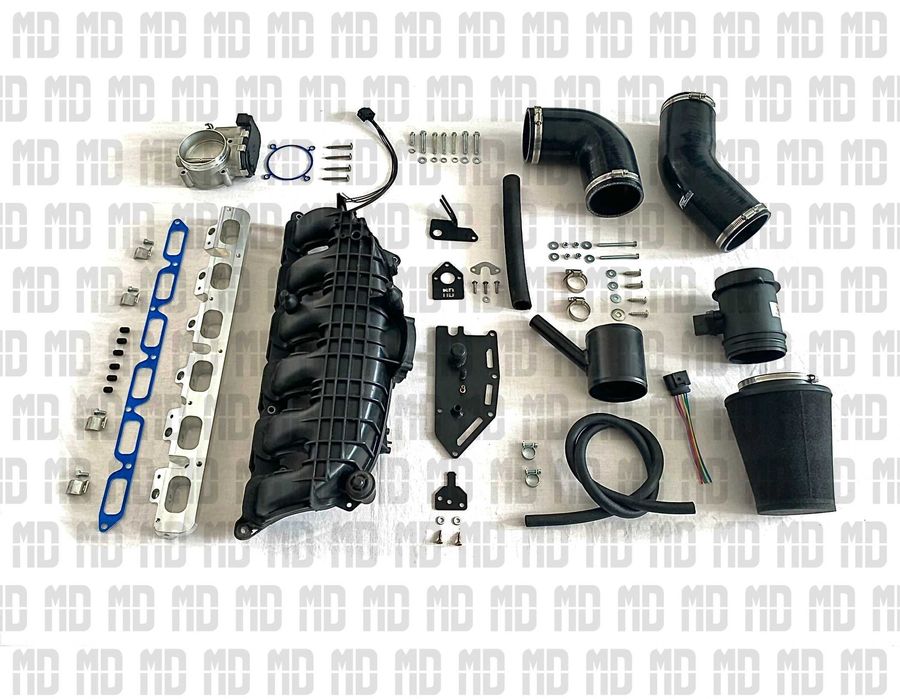 Układ dolotowy N55 pod BMW M54 e46/e39 tuning montaż ZESTAW