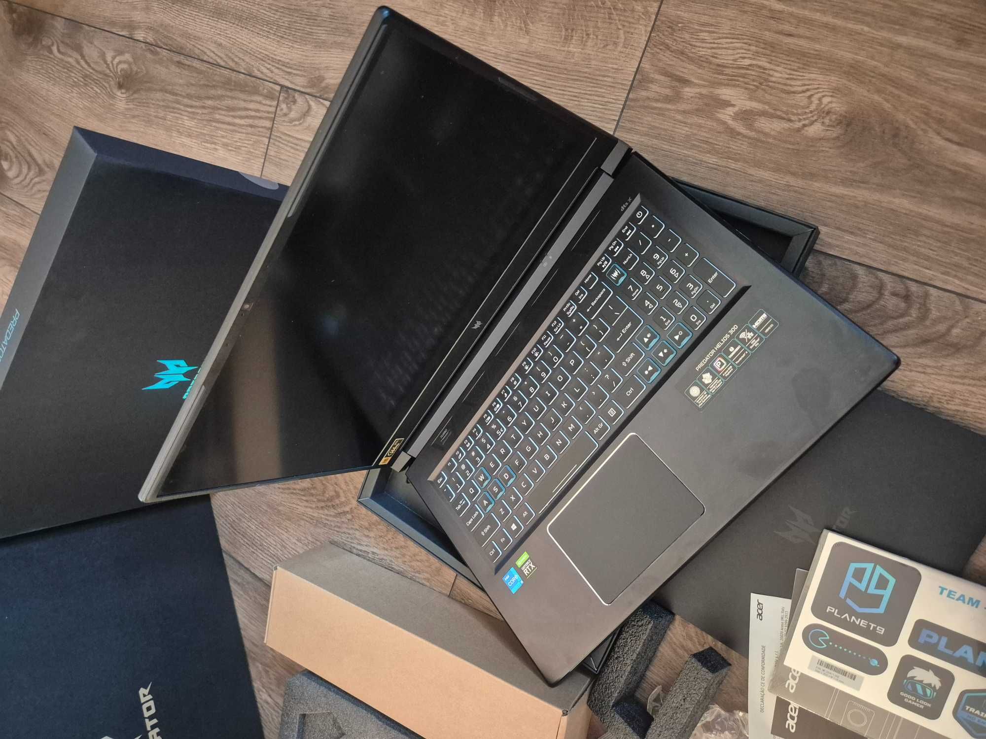 JAK NOWY ACER PREDATOR helios 300 17'okazja 3050ti i5 gamingowy laptop