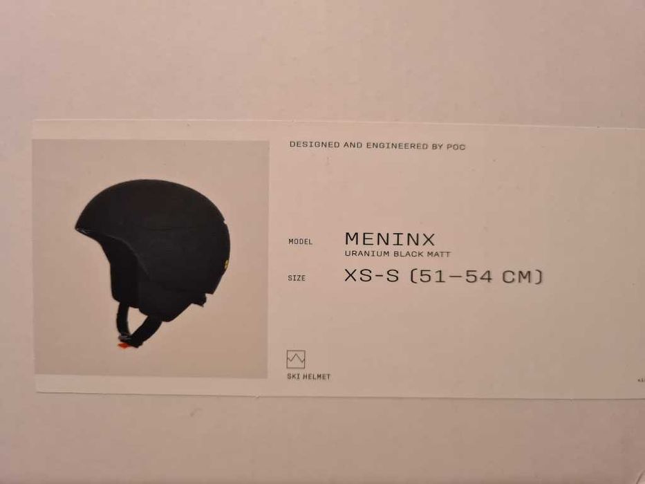POC Kask narciarski snowboardowy MIPS XS/S 51-54 cm metki czarny
