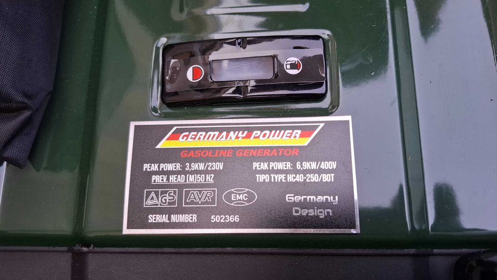 Agregat 3 fazowy NOWY, silnik Briggs&Stratton, moc 6,9kW / 400V
