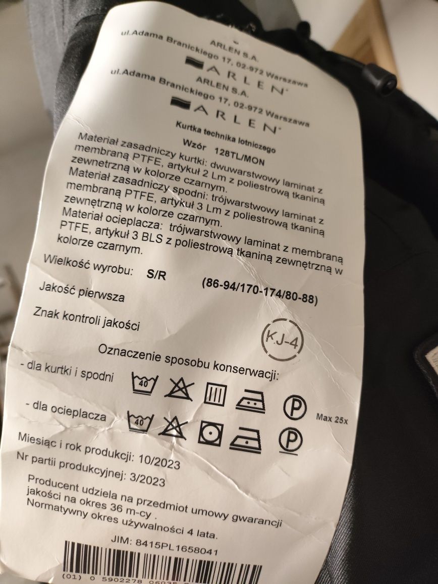 Kurtka technika lotniczego 128TL/MON nowa S/R