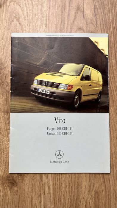 Broszura reklamowa Mercedes Vito w638