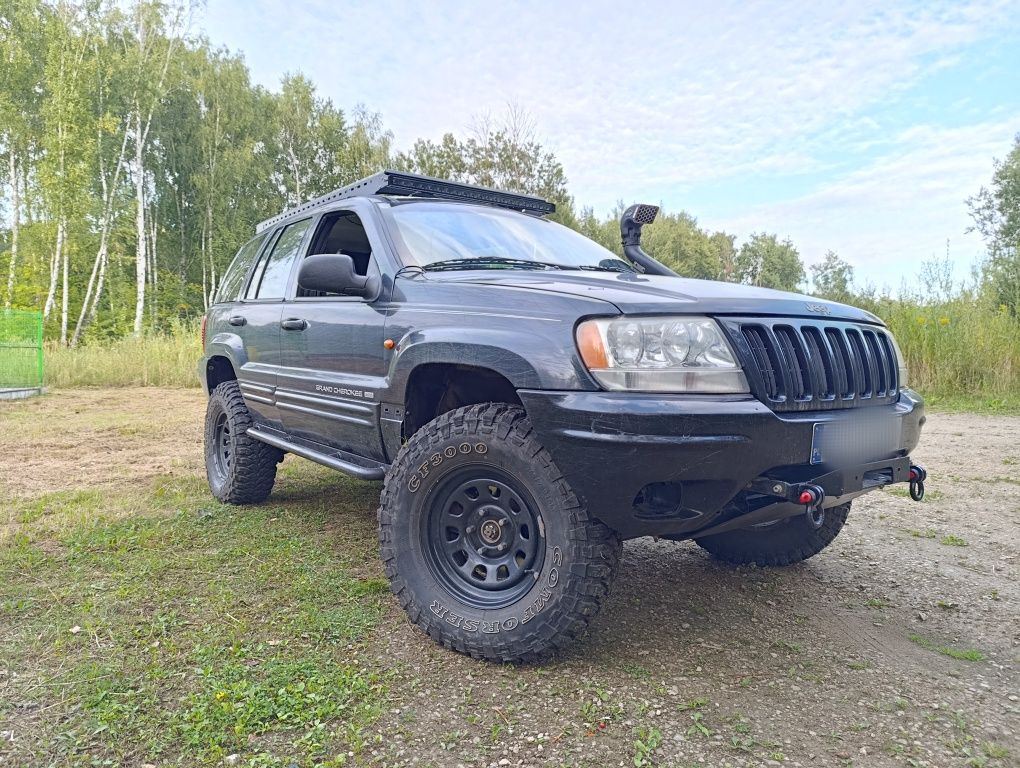 Jeep Grand Cherokee 4.0 LPG off road  MT 32cale bagażnik płyta wyciąga