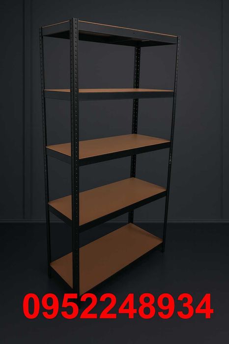 Металеві стелажі з полицями МДФ : 180×90×40, 100×60, 90×60 — нові