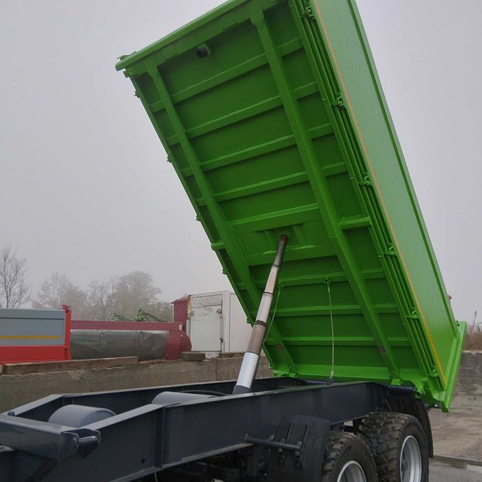 Tandem 3 x wywrotka  Kel-berg 20 T przyczepa  szerokie koła