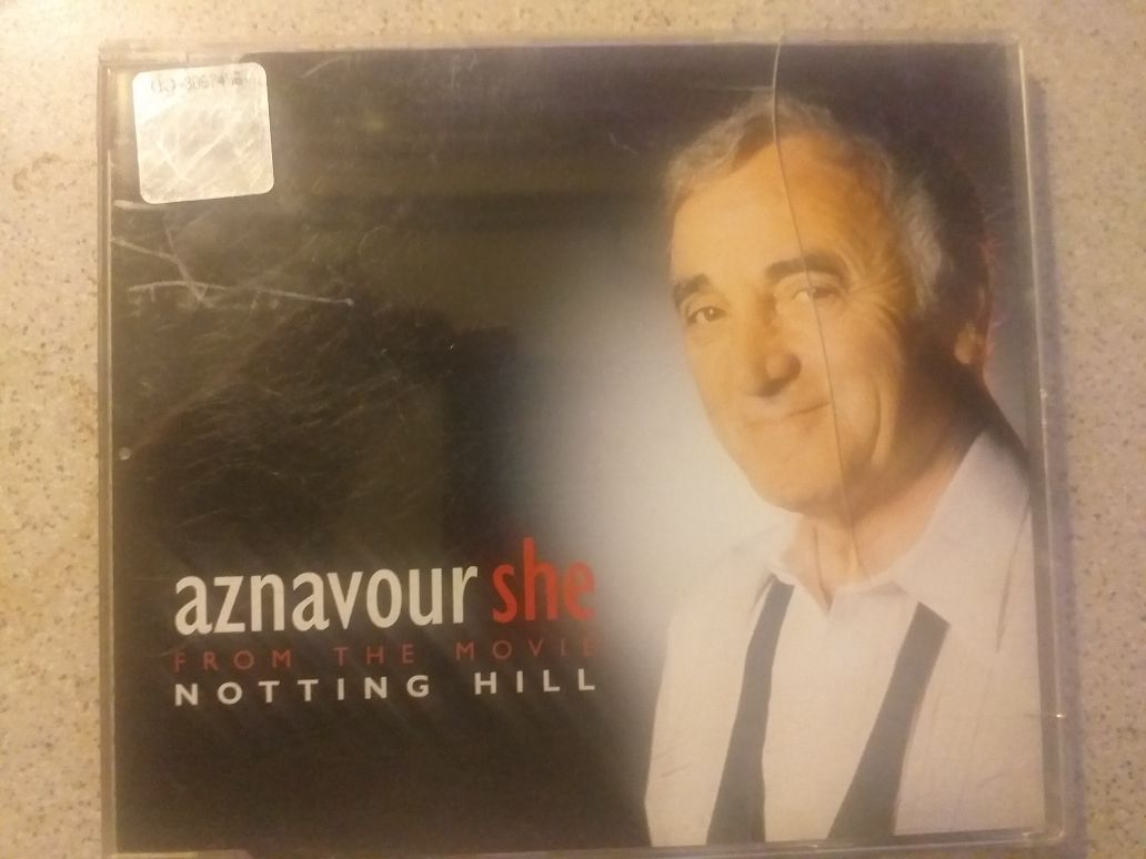 CD Singiel Charles Aznavour She from the Notting Hill EMI 1999