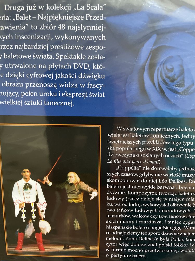 Balet na płytach dvd