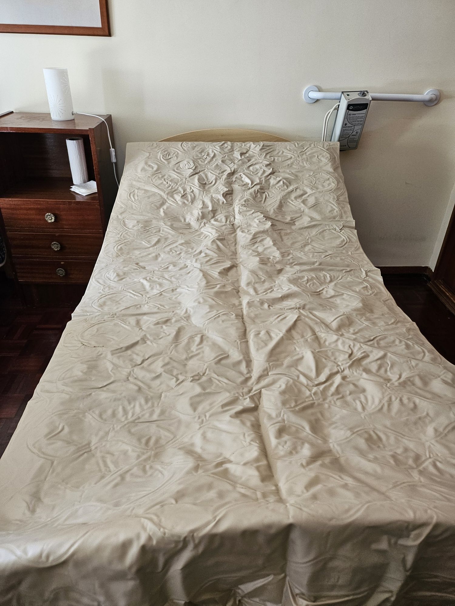 Cama Articulada Elétrica com Comando + Colchão Anti-Escaras