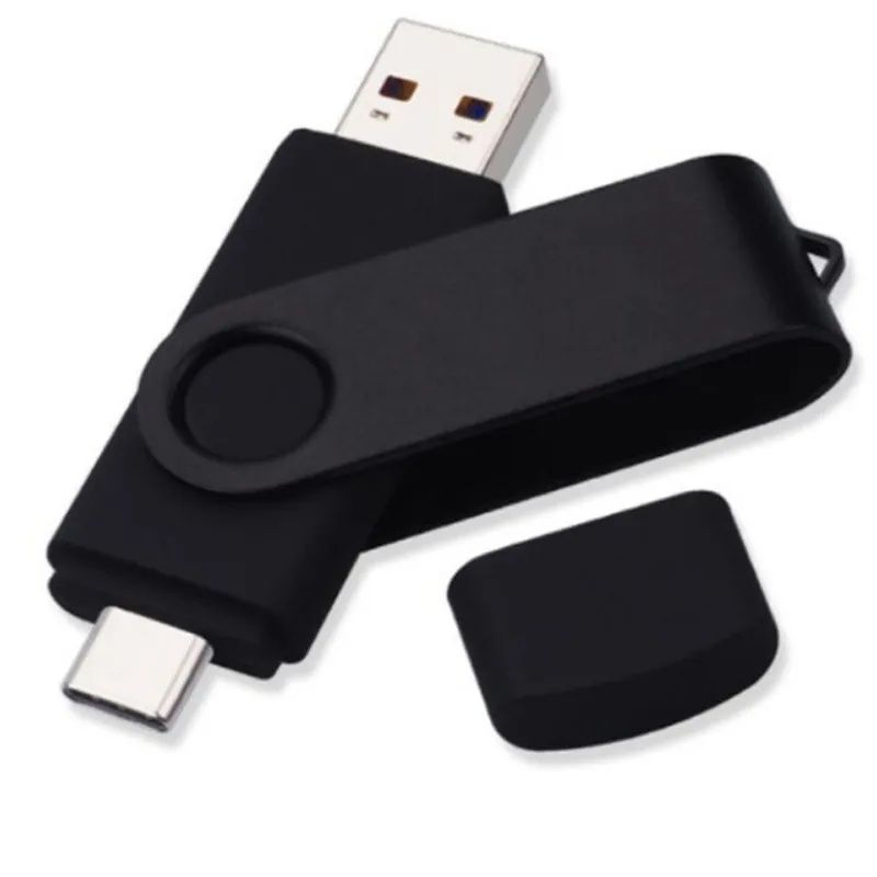 PenDrive USB (Tipo C ou Micro) Preta 64Gb