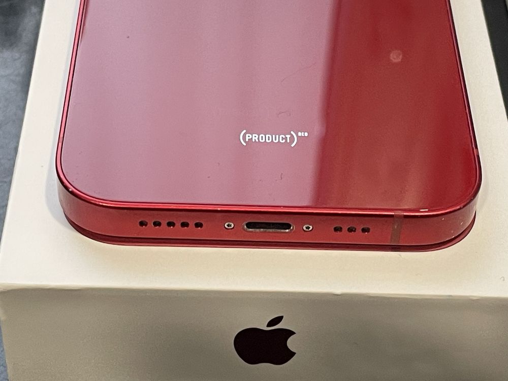 Apple iPhone 13 Red 128GB. 100% baterii.