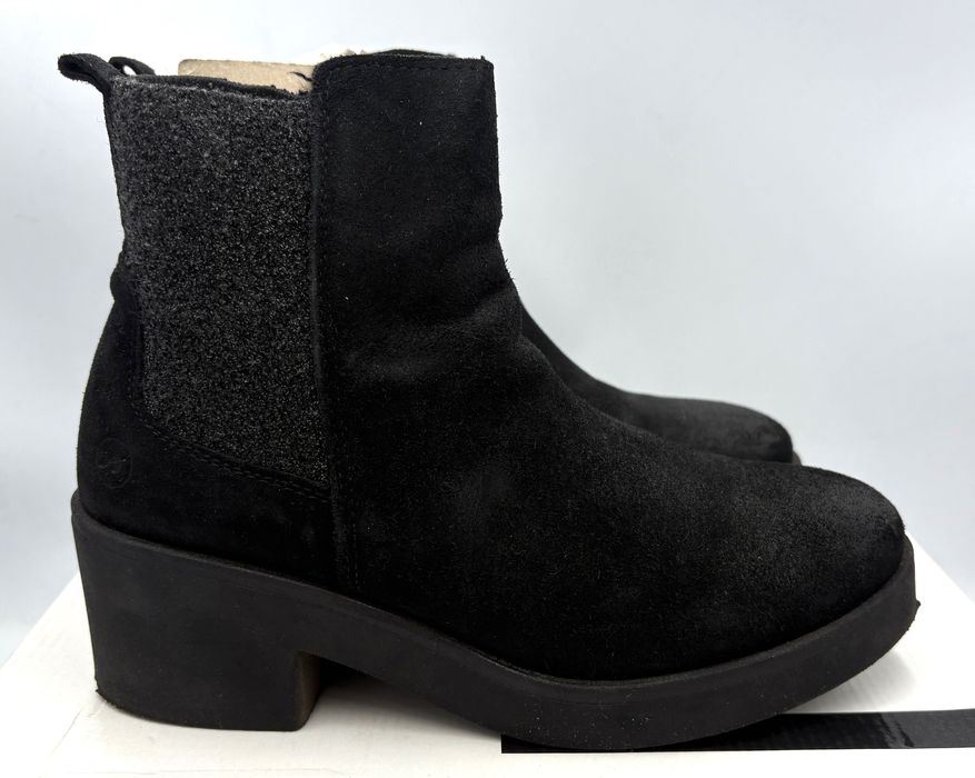 ‼️Używane oryginalne sztyblety BRONX czarne 37 AZ 017 skórzane botki