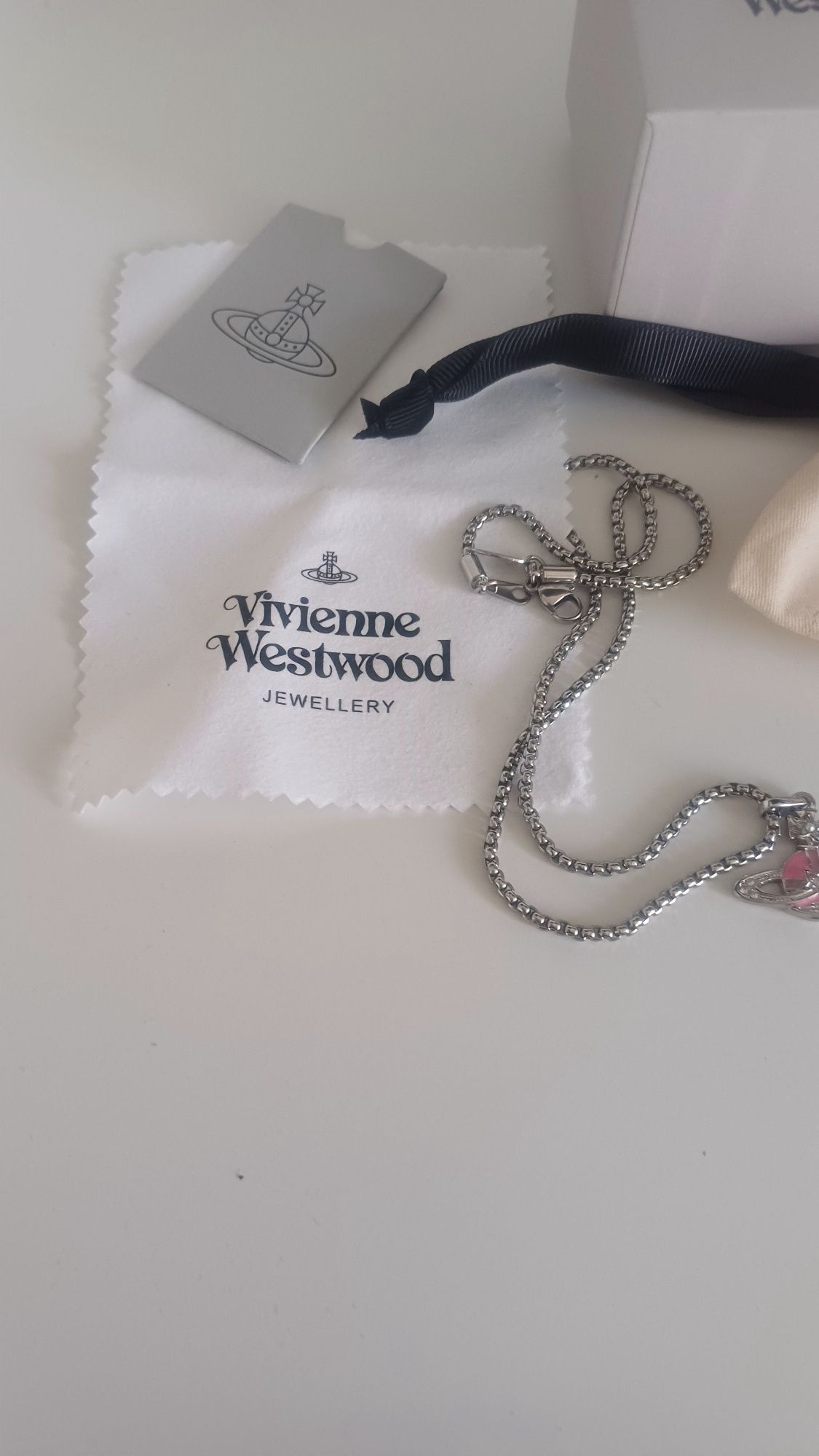 Vivienne Westwood Comet Pink Naszyjnik Necklace