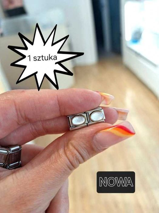 Zawieszka do bransoletki komponowanej Nomination akwamaryn - do 09.08!