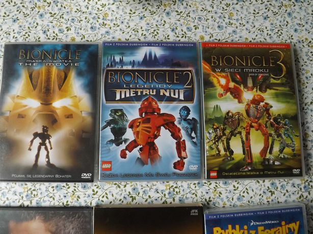 Bionicle Lego, Star wars, film, bajka Madryt, HBO serial dvd