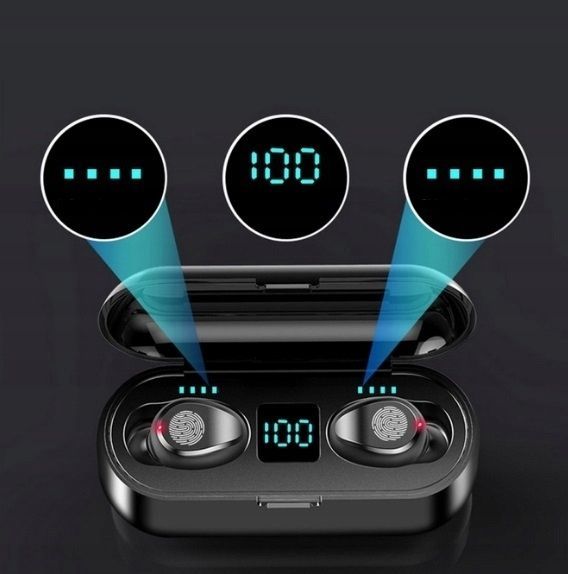 Słuchawki Bluetooth F9 TWS V5.0 Wodoodporne