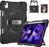 GROLEOA iPad Air 5 Air 4 10,9'' Etui pancerne 360 stojak uchwyt pencil