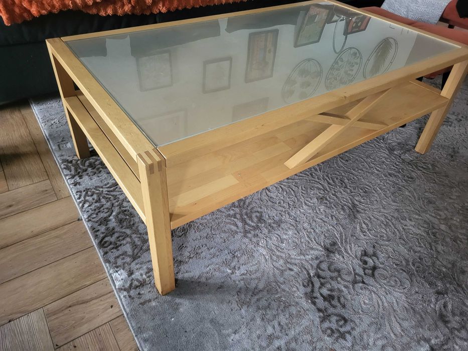 Stół drewniany 120x70x43