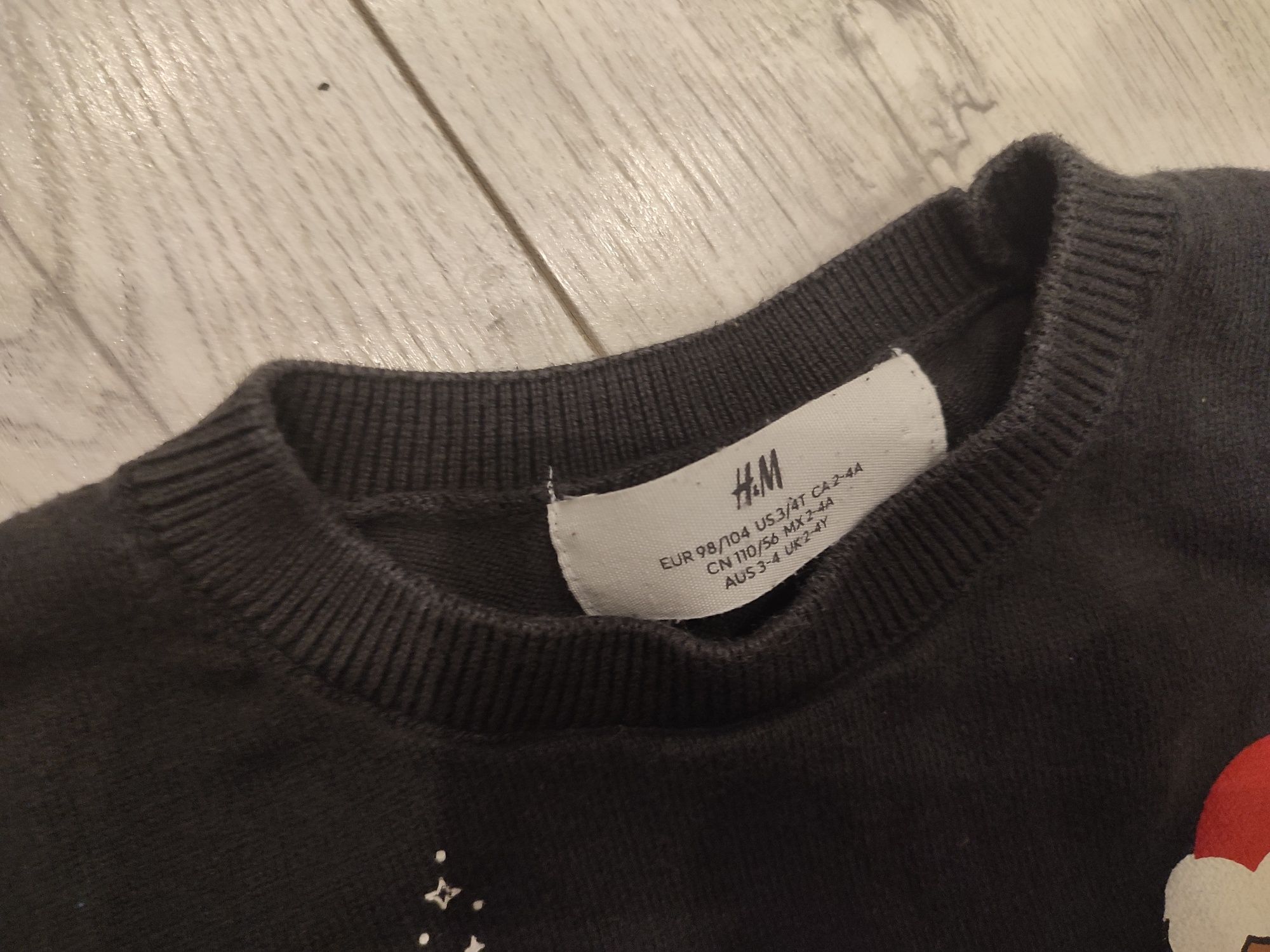 Sweter bawełniany H&M 98/104