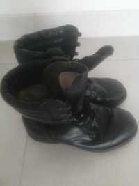 Buty wojskowe skórzane
