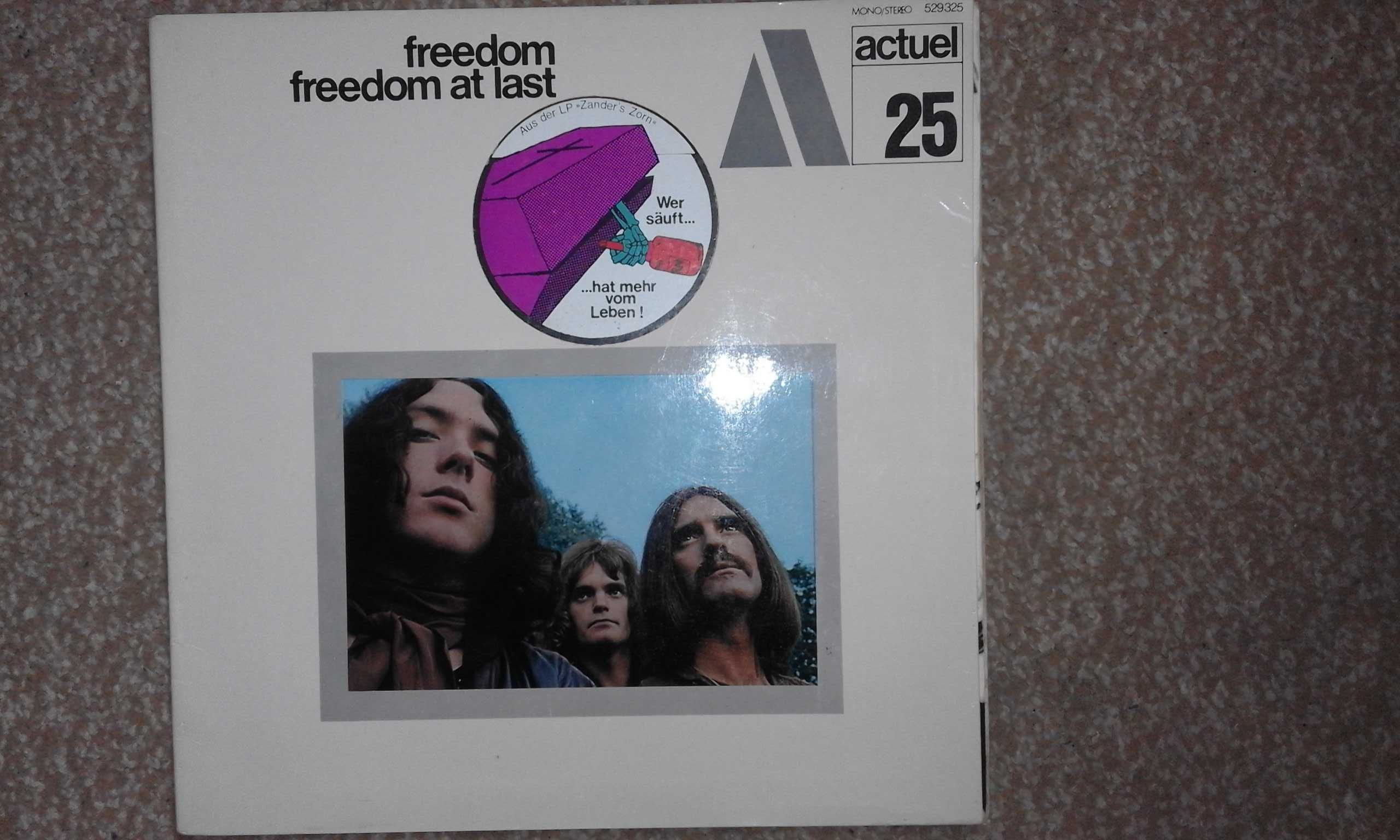 lp Freedom – Freedom At Last 1970 1 press Psychedelic Rock, Blues Rock