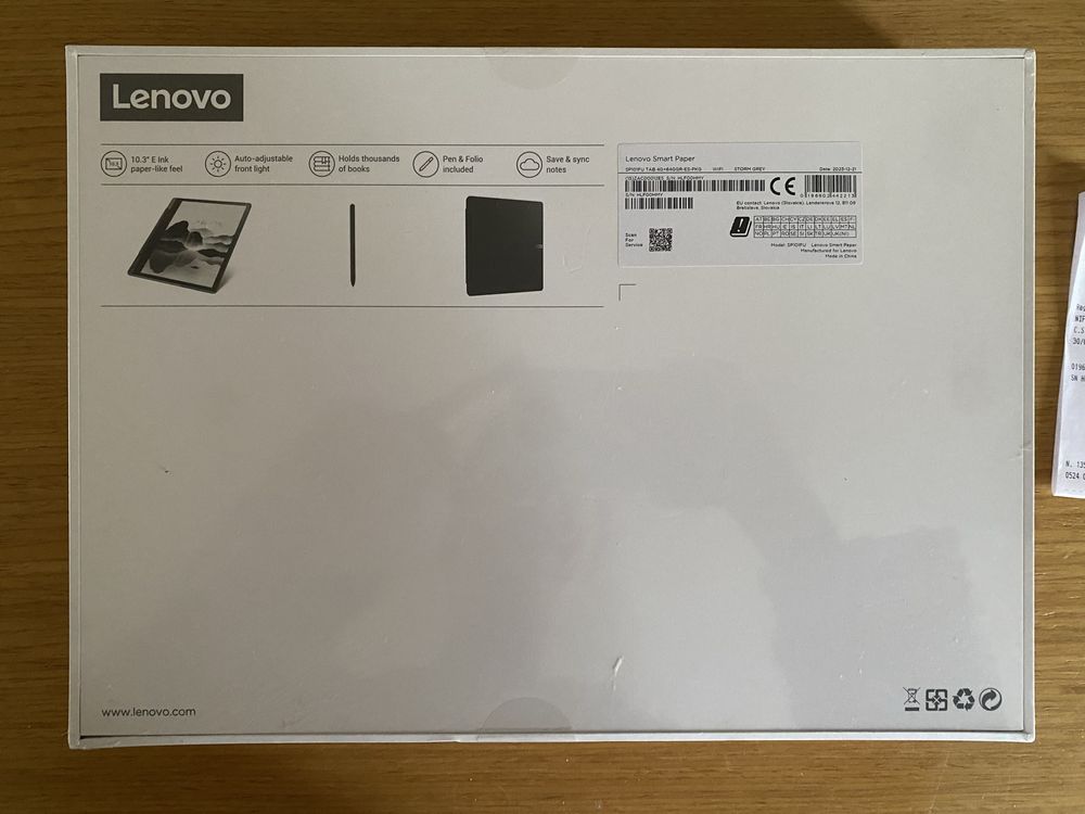 Lenovo Smart Paper - NOVO COM GARANTIA